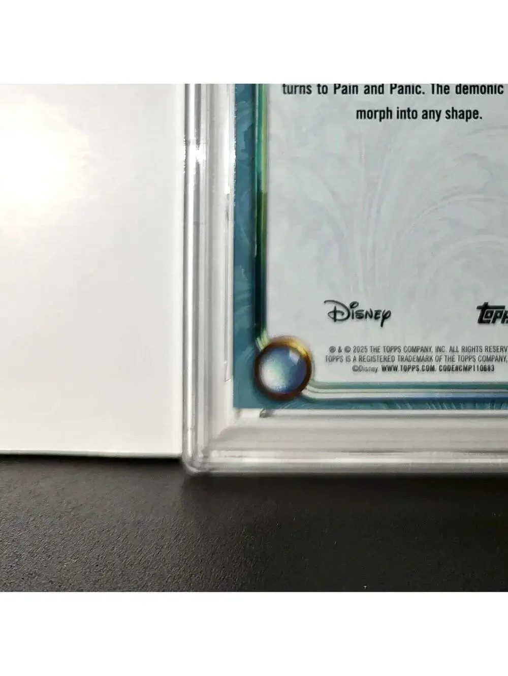 Pain and Panic 2025 Topps Disney Wonder #136 Diamond Card Hercules PSA 6